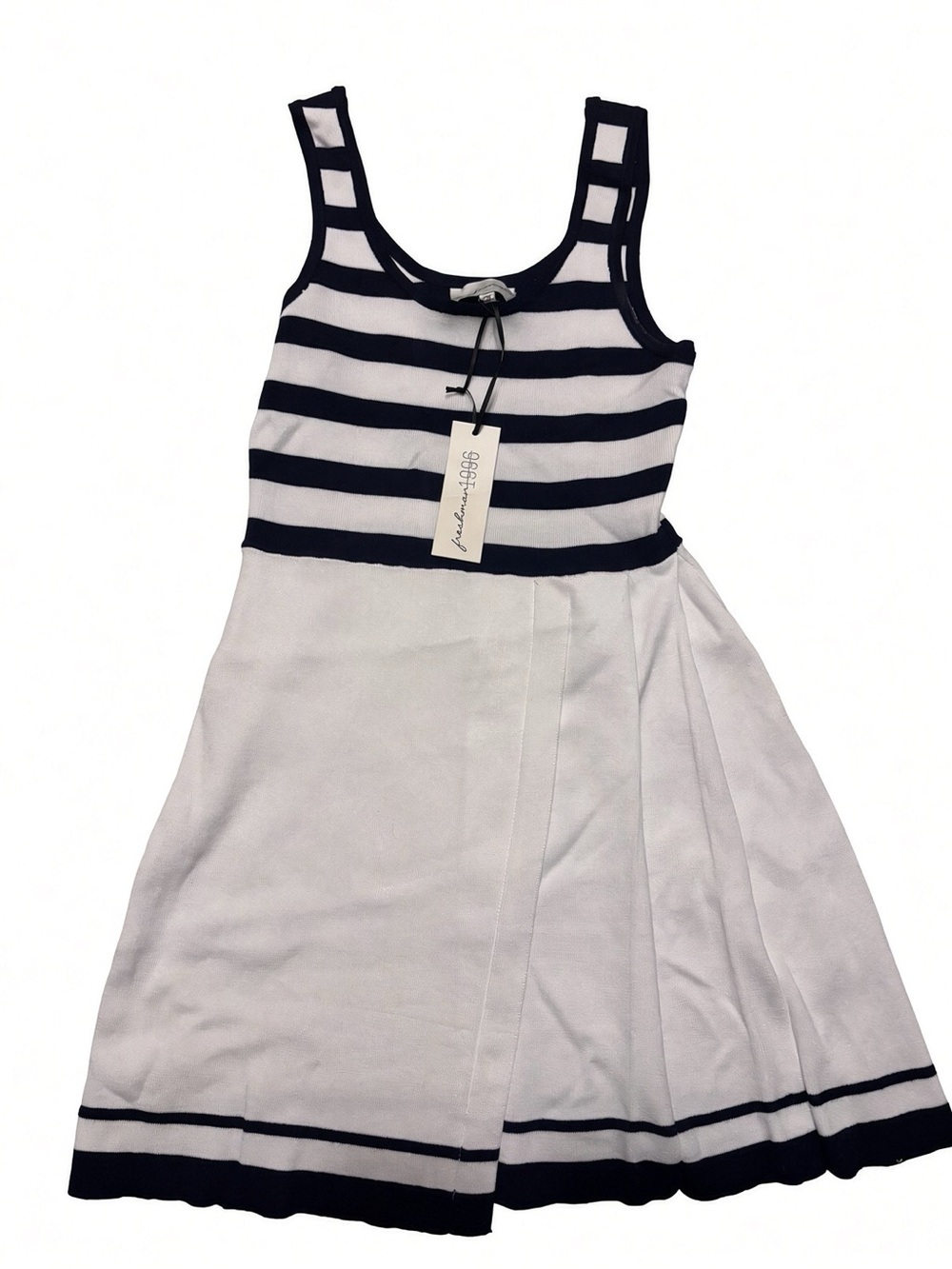 Freshman Navy & White Striped Tank Dress